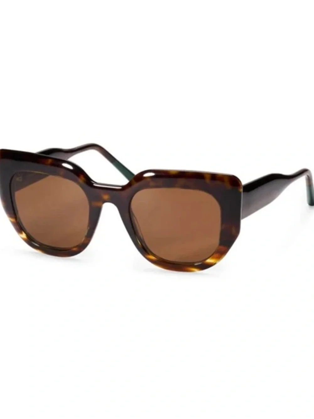 Res/Rei Genziana Sunglasses in Dark Havana/Flamed Havana - Brown Lenses